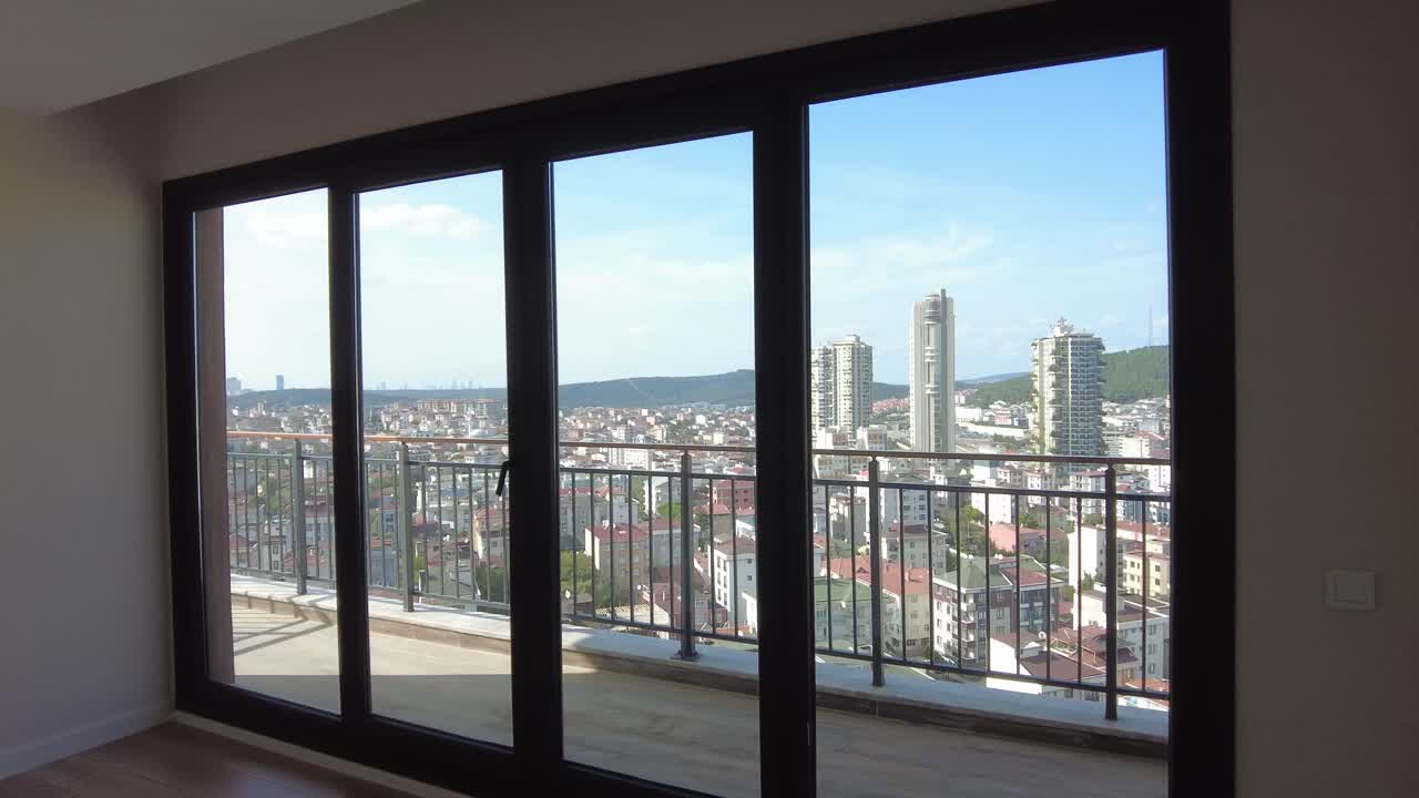 apartamento moderno con vistas a la ciudad