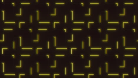 patrón de zigzag amarillo audaz y moderno en fondo oscuro