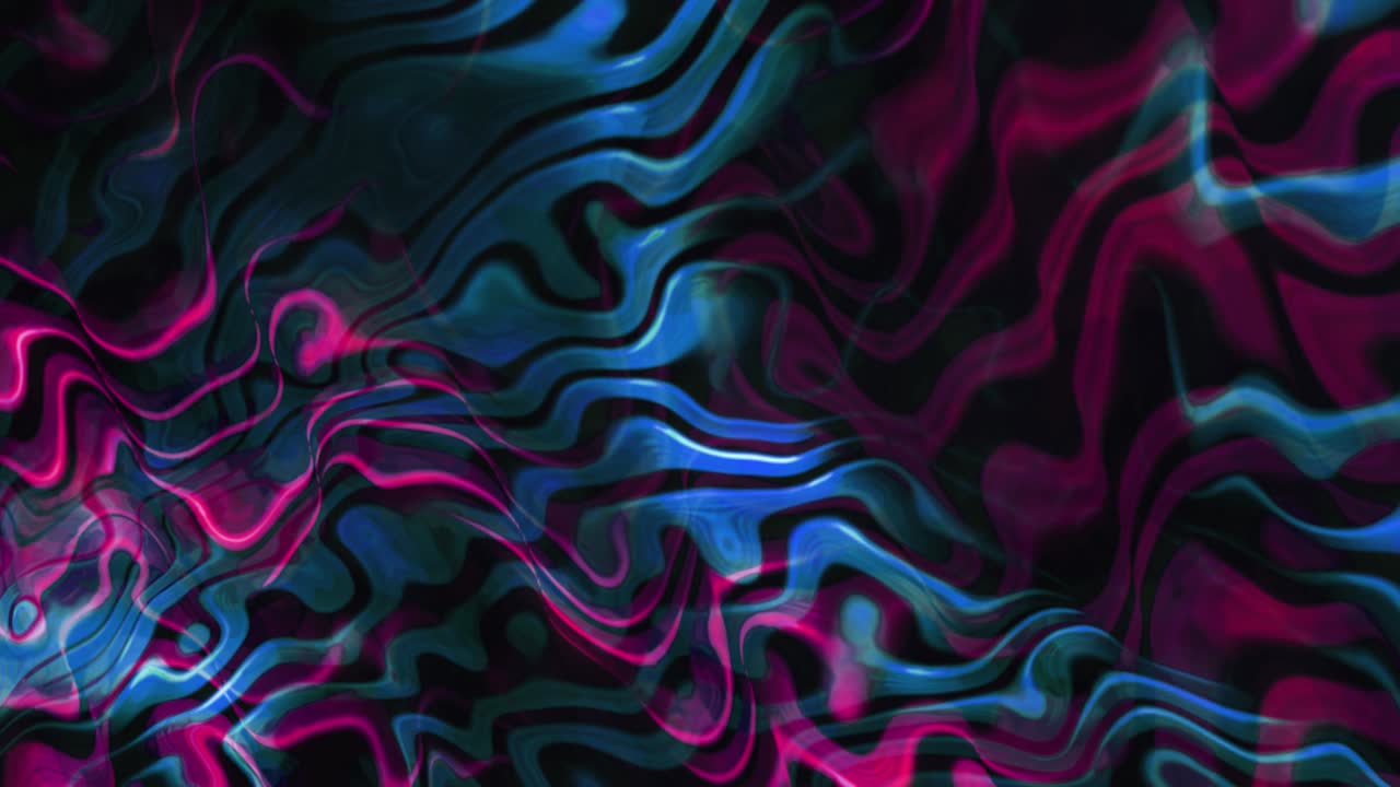 Animazione astratta colorata. Sfondo liquido multicolore