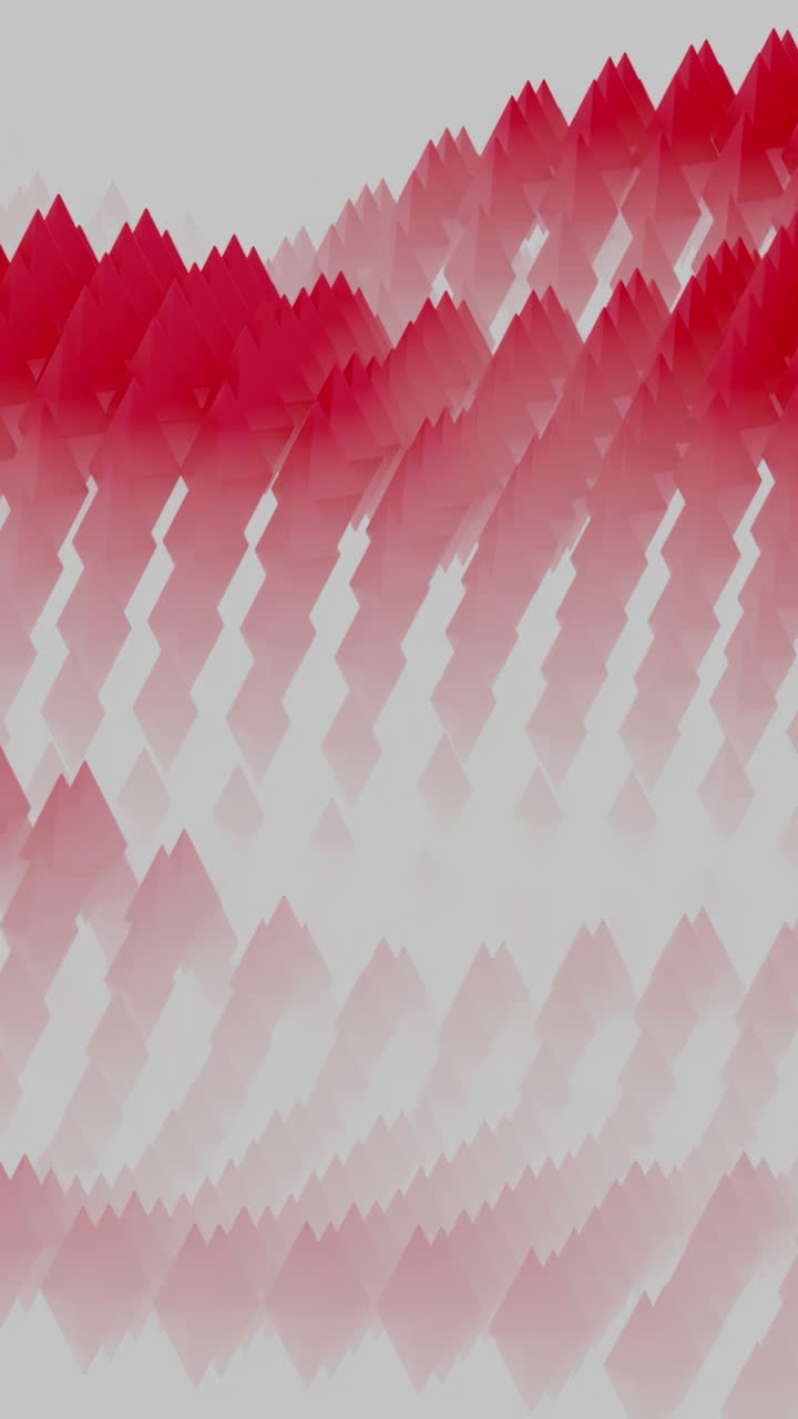 추상적인 빨간 피라미드 패턴 배경