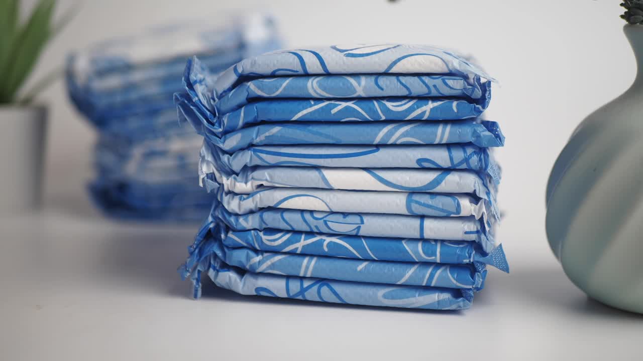 Stack of Sanitary Pads