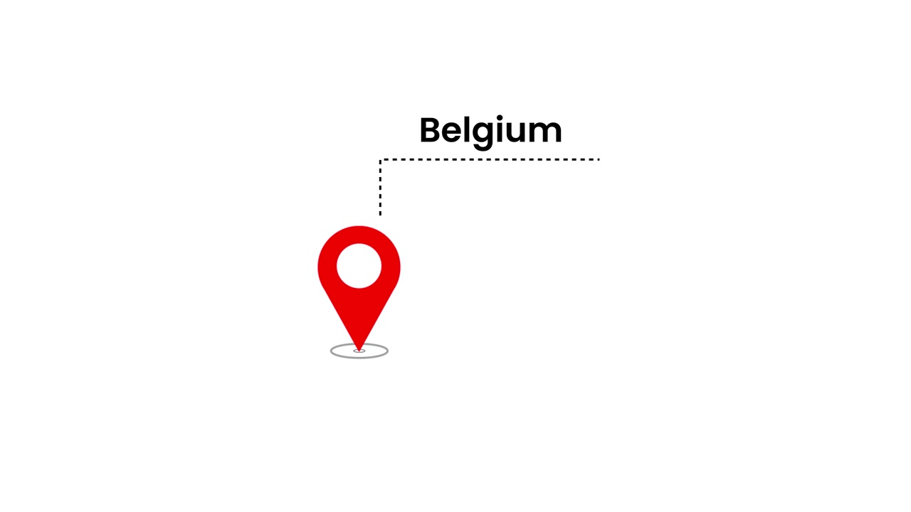 Belgium location on map