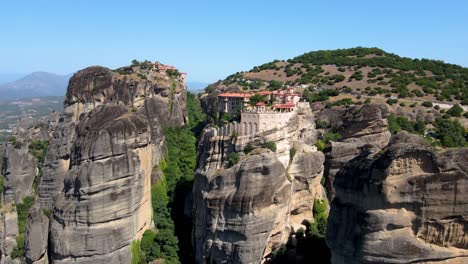greece meteora aerial drone footage 20.mp4