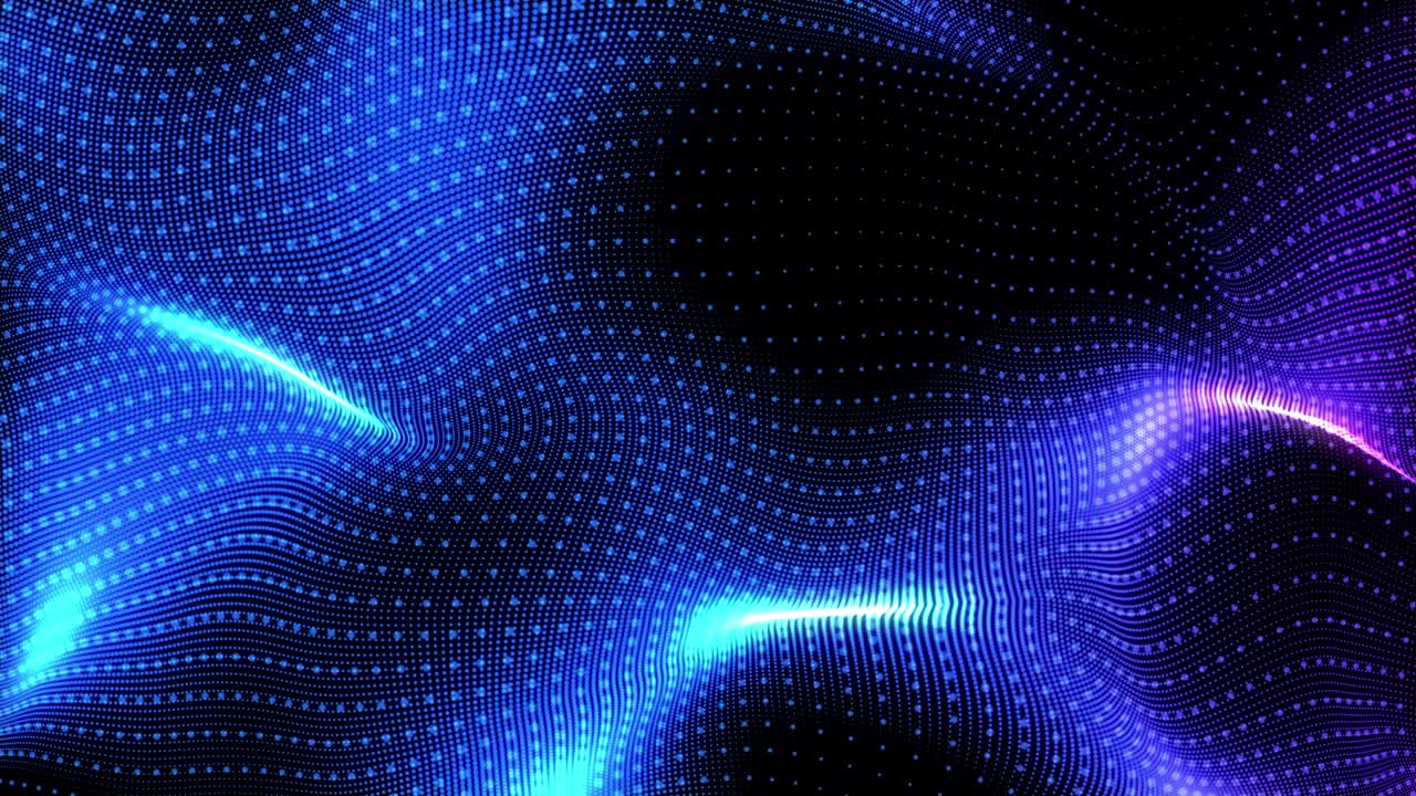 fondo de bucle de tecnología futurista, abstracto onda de línea moderna transferencia de datos ciberespacio. computadora ai concepto de inteligencia artificial.