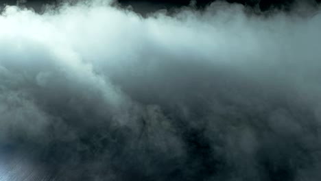 nubes de humo de hielo seco realista