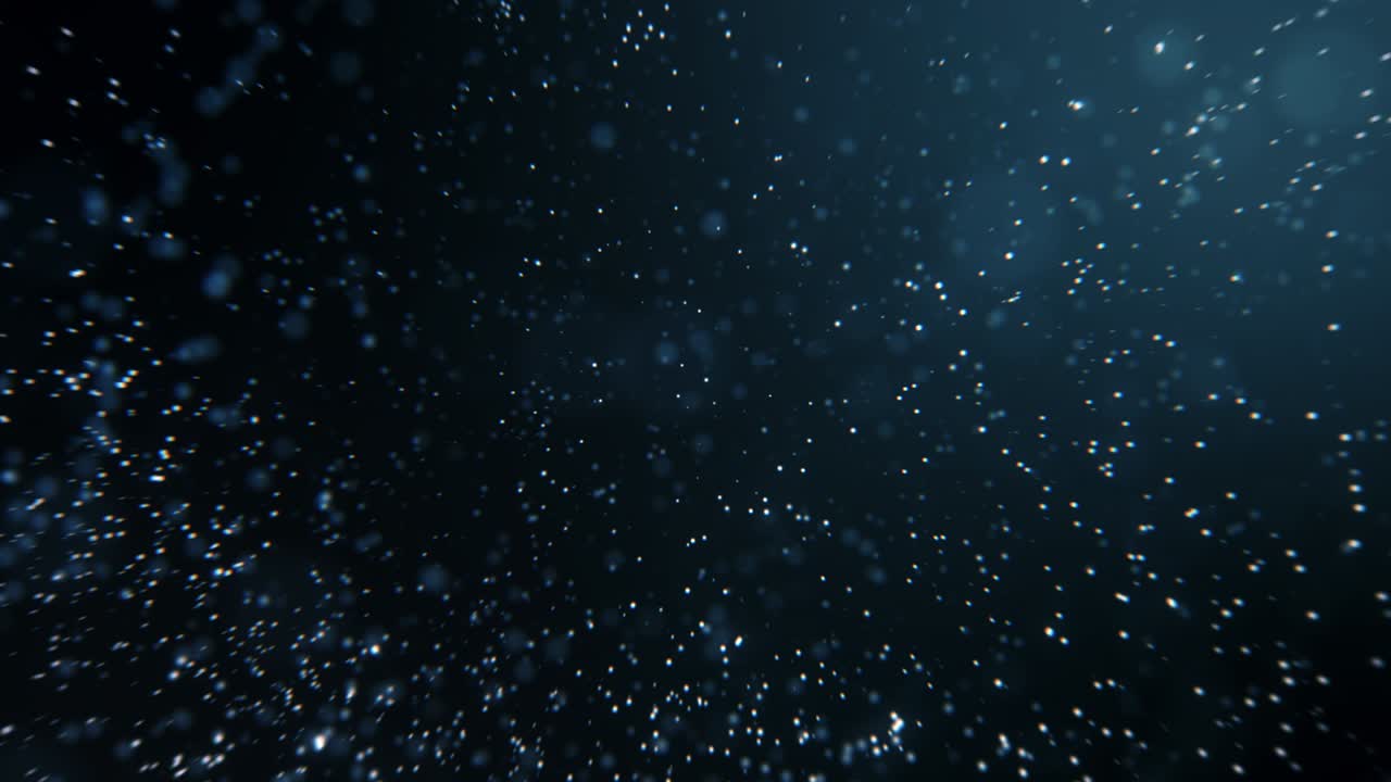 abstract macro blue deep sea particle background loop