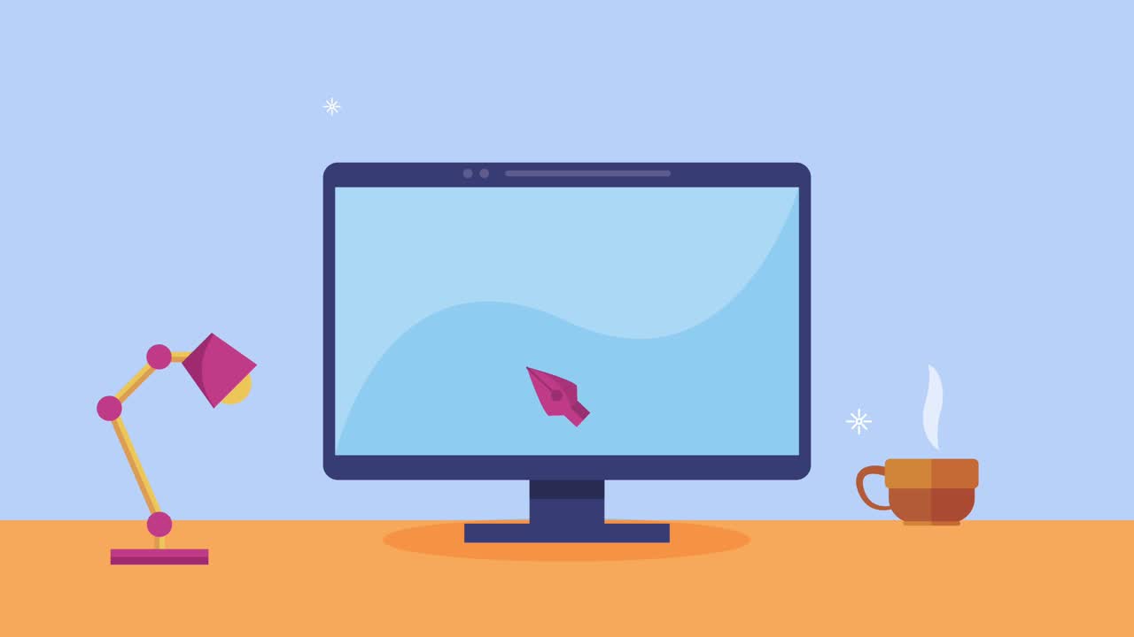 데스크 컴퓨터의 창의적 프로세스