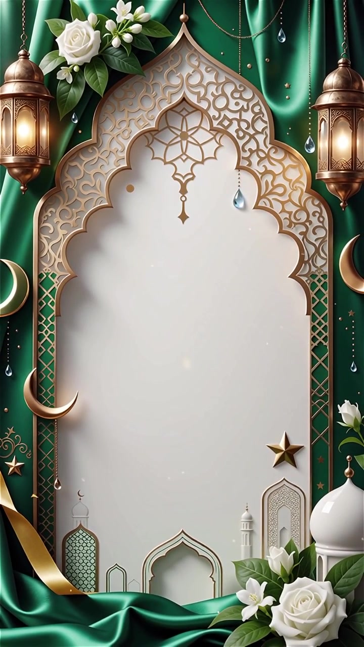 Compleanno del Profeta Maometto Mawlid al-Nabi Sfondo Islamico