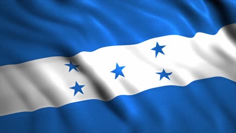 honduras flag waving