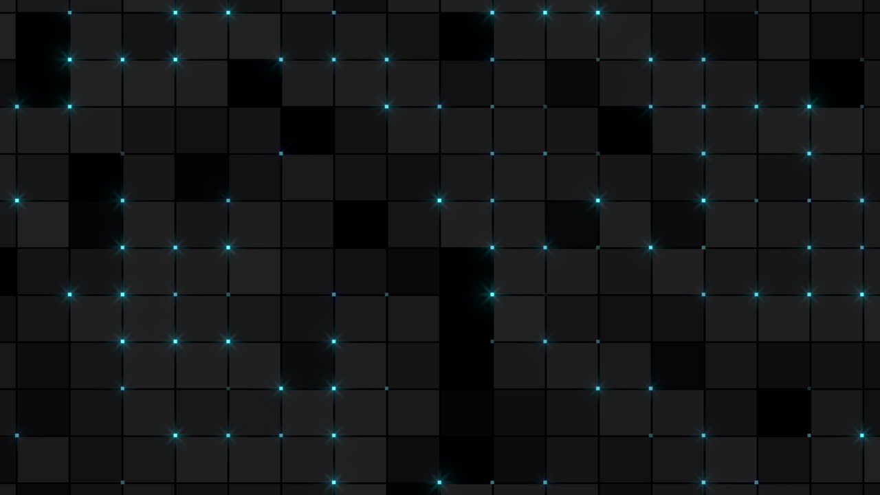 빛나는 효과를 만드는 파란 점으로 된 격자 패턴