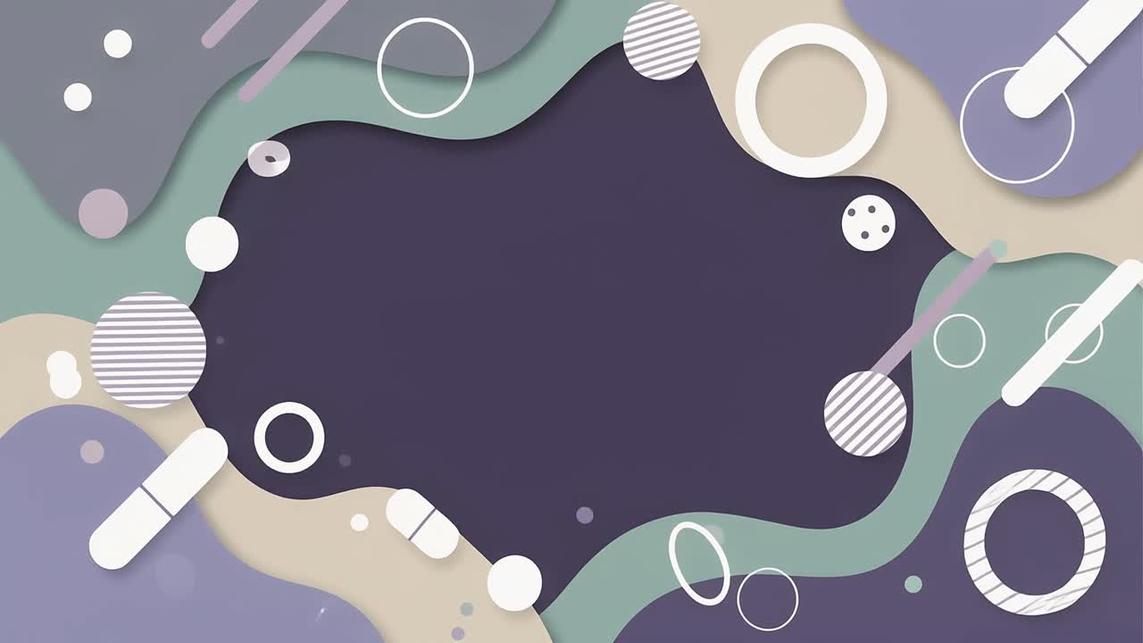 Dynamic Abstract Motion Graphics Background with Geometric Shapes