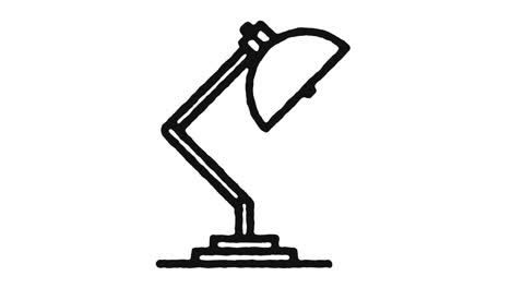 office furniture icon animation footage & alpha channel