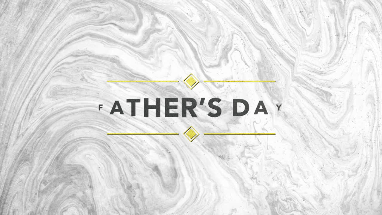 대리석 질감에 금색 선이 있는 아버지의 날 텍스트