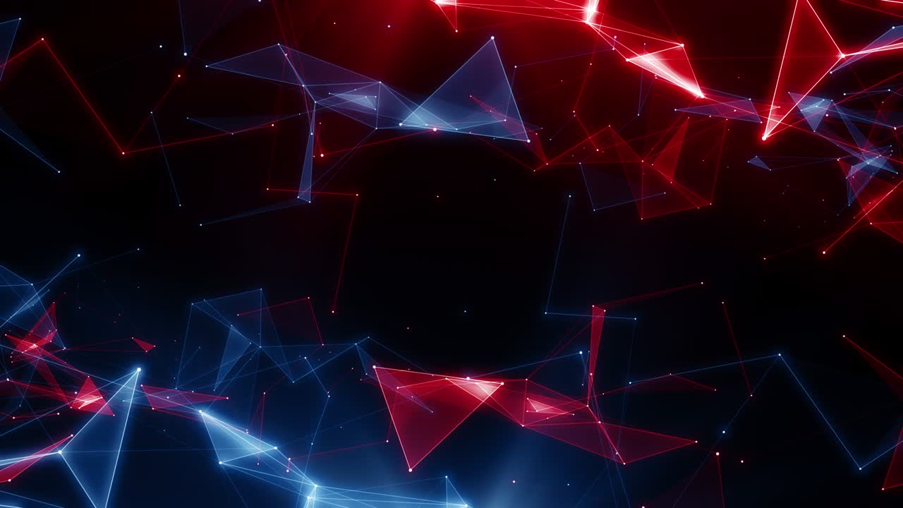 Plexus abstract network titles technology science background loop