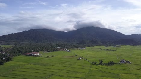 aerial: langkawi island in malaysia