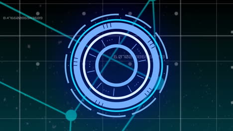 animation of scope scanning over data processing