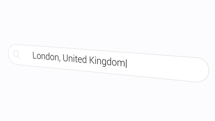 Typing London, United Kingdom - Capital Of England And Popular Tourist Attraction
