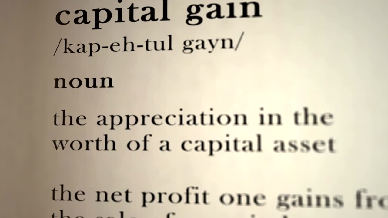Capital Gain Definition