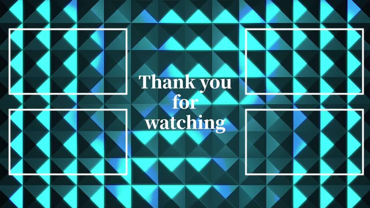 Metal Reflection Crystal Gloss end card ending screen motion graphics