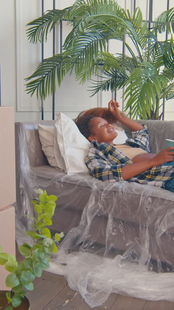 Moving into a new apartment with excitement and joy in a vibrant city