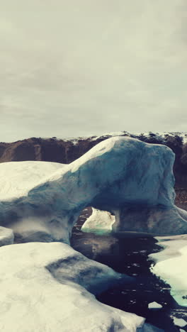 stunning view of a large iceberg