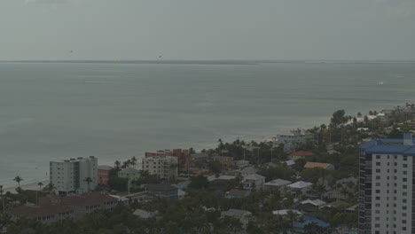 fort myers beach florida aerial v1 panning aerial view along the pacific coast - dji inspire 2, x7, 6k - march 2020
