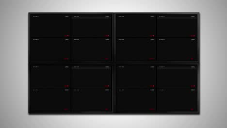 cctv monitor display of closed circuit tv