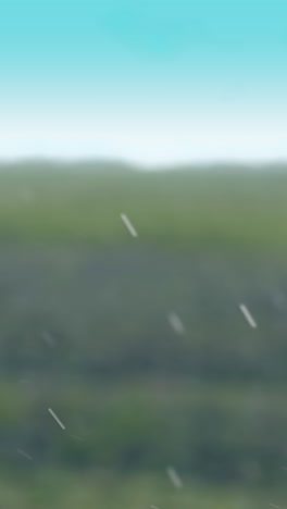 blurred landscape view