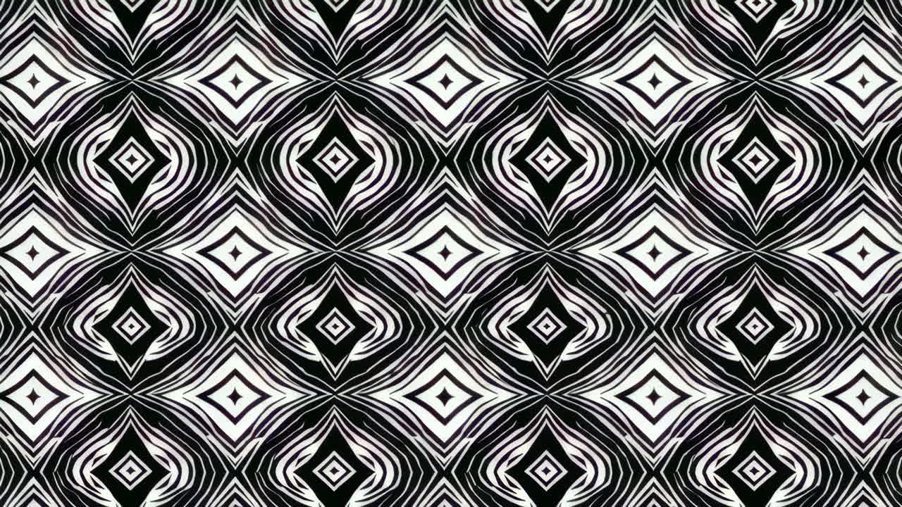 Black and White Geometric Zebra Pattern