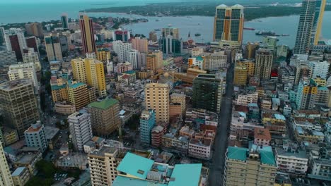 aerial view of the city of dar es salaam