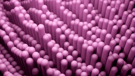 abstract pink cylindrical pattern