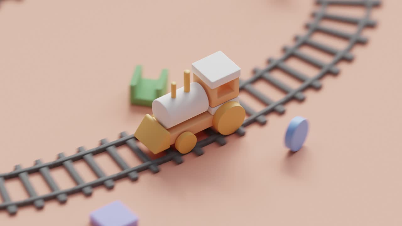 bucle de animación de arte 3d