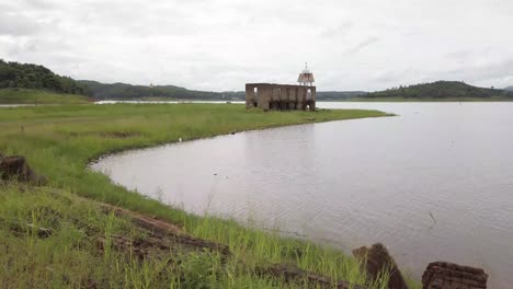 The-Footage-of-Peaceful-Samprasop-River,-Sangkhlaburi