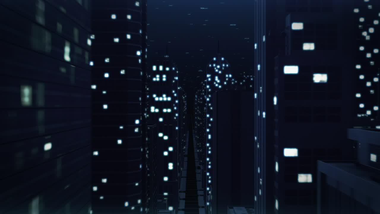 Paisaje urbano nocturno