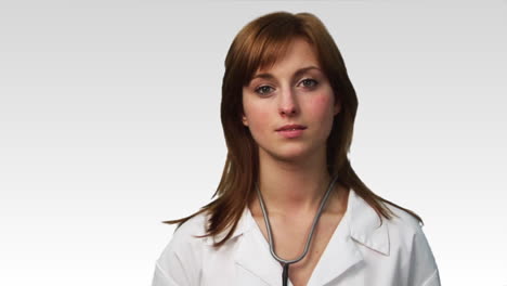 retrato de un médico en hd