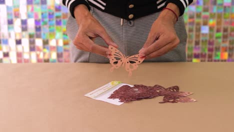 DIY Rose Gold Butterfly Decorations