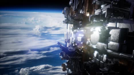 ovnis volando en el espacio