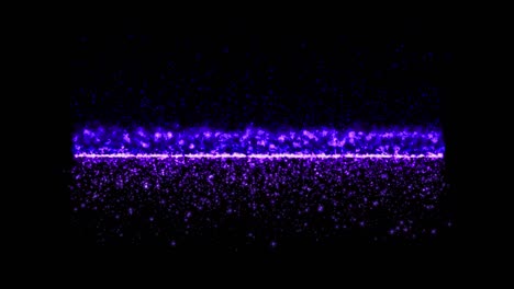 gráficos de movimiento de partículas de color de barra de línea recta de llama