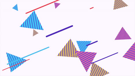 Bewegung-Abstrakte-Geometrische-Formen-Dreiecke-Und-Linien-Bunter-Memphis-Hintergrund