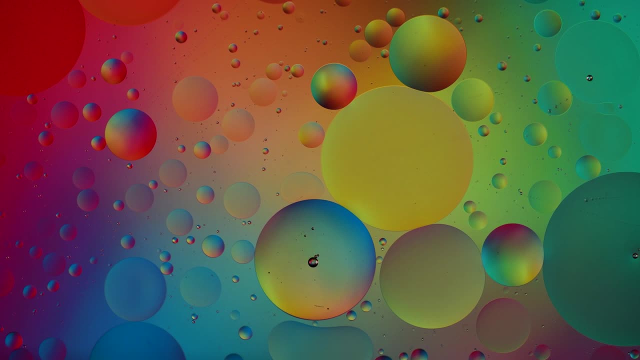 Abstract Colorful Bubbles