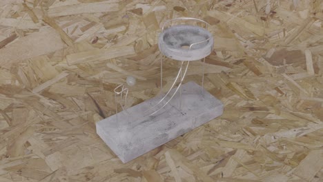 tobogán en miniatura de hormigón