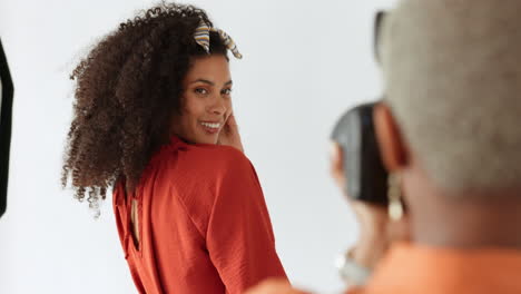 woman photo shoot
