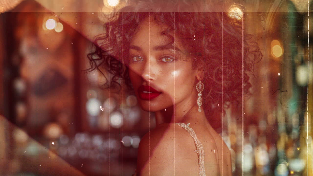 technology female with Vr headset in made with AI