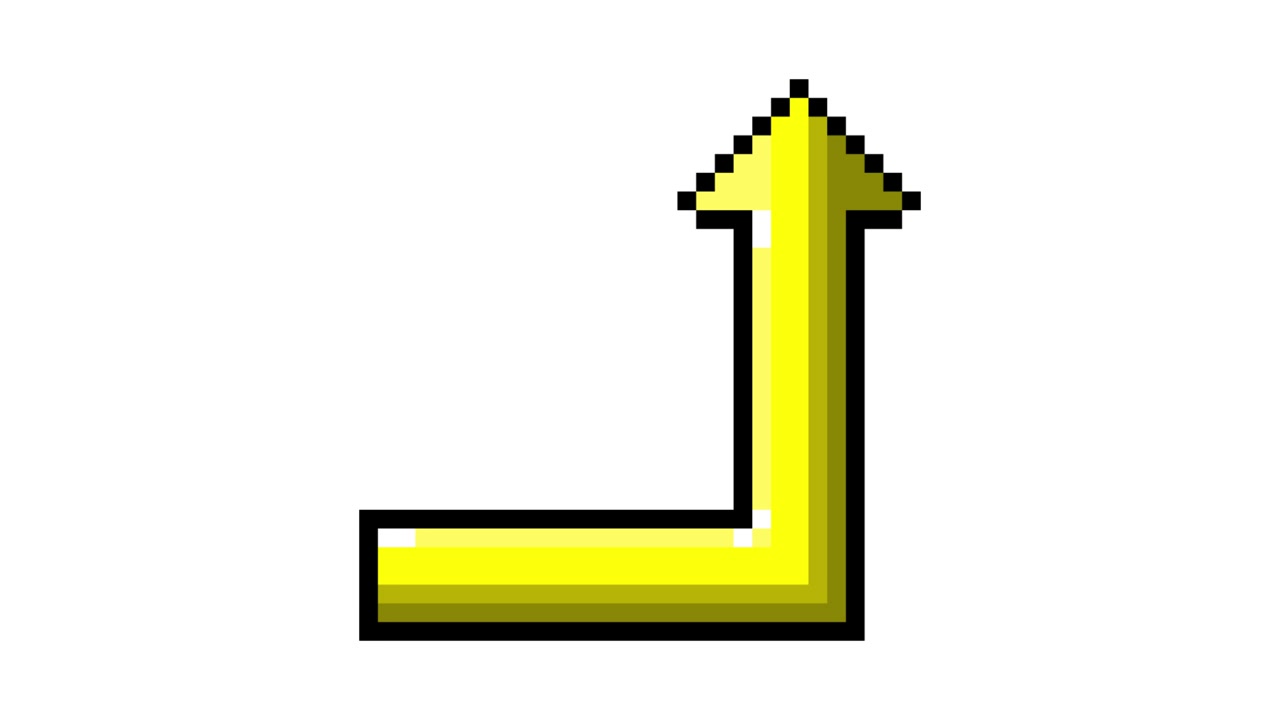 Pixel Art Pop-up Icon Animation with arrow pointing straight up from midway (3).mov