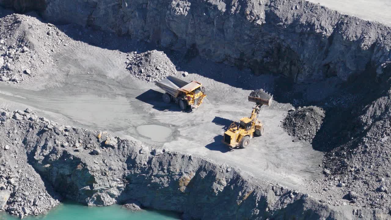 Aerial View of Quarry Operations