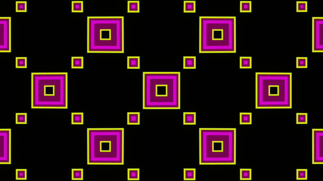 pulsación de patrones de colores mágicos. el bucle vj