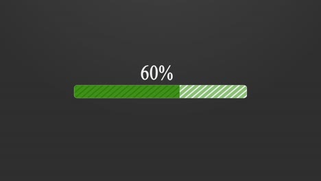 Animation of Futuristic Loading Transfer Download 0-100