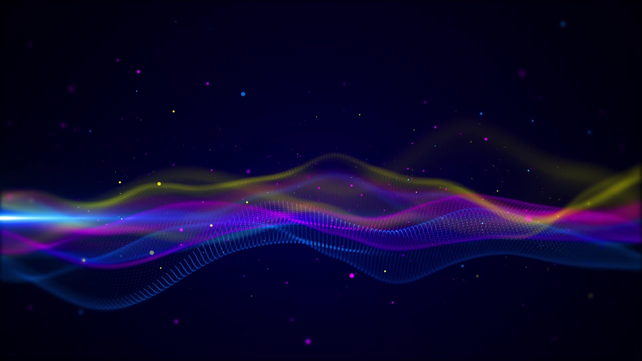 Digital waves technology engineering science and artificial intelligence background crypto currency