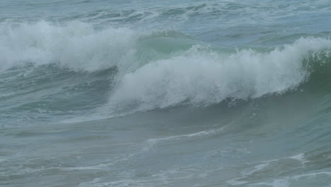 Beautiful-tube-wave-shot-on-the-Costa-del-Azahar-in-Alcossebre,-Valencian-community,-Spain