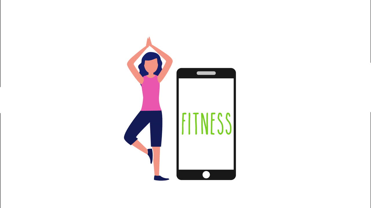 estilo de vida saludable con teléfono inteligente y atleta femenina